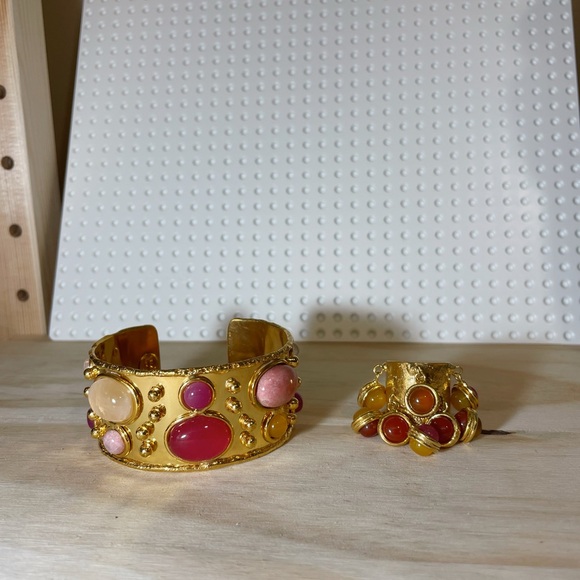 Sylvia Toledano Byzantine Cuff Bracelet and Candies Ring - Picture 2 of 9